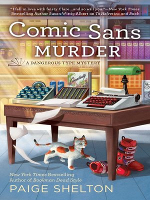 cover image of Comic Sans Murder